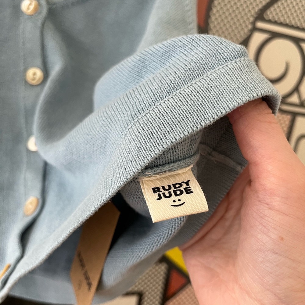 Sold / Rudy Jude adult knit tank in sky blue - Picture 6 of 8